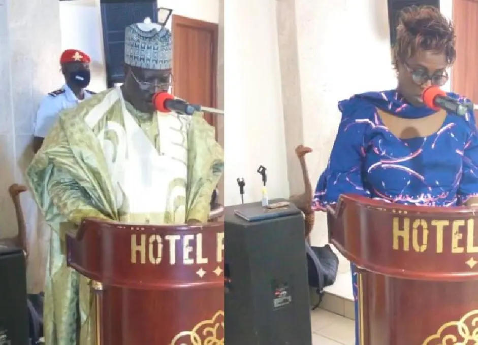 Mounouna Foutsou et Mamy NYANGA