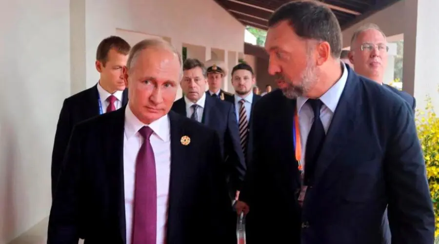 Oleg Deripaska et poutine