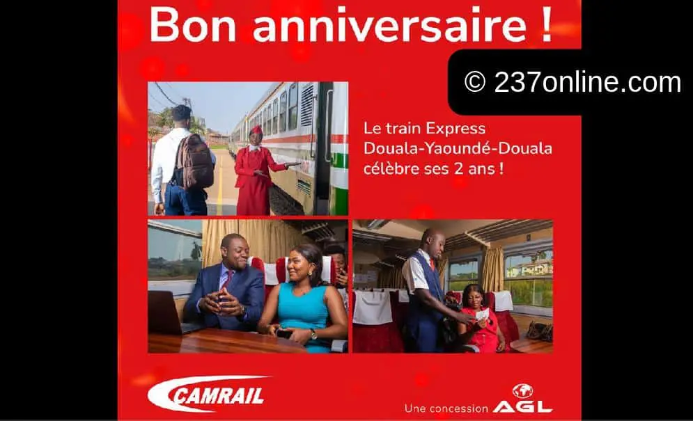 Train express Douala-Yaoundé : Deux ans de service ininterrompu au Cameroun