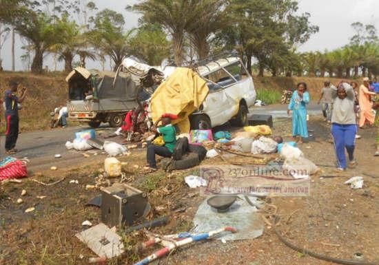 Un accident sur l'axe Yaoundé Bafoussam