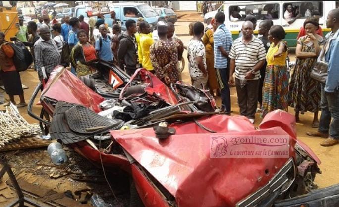 Un accident de la circulation à Ngousso par Yaoundé