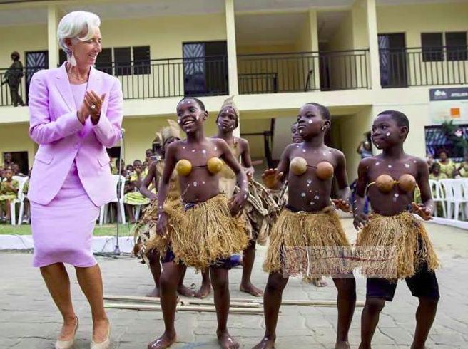Lagarde au Cameroun