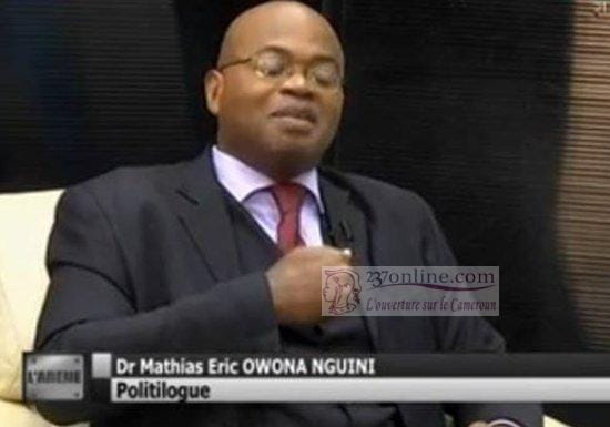 Cameroun: Mathias Eric Owona Nguini sur la déchéance de Blaise Compaoré au Burkina Faso