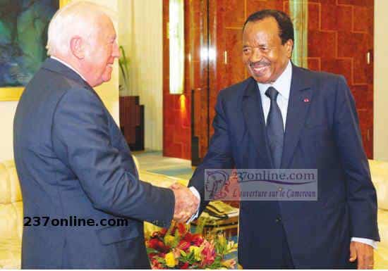 Cameroun: Un investisseur français au palais de l'Unité 1 michel palu paul biya