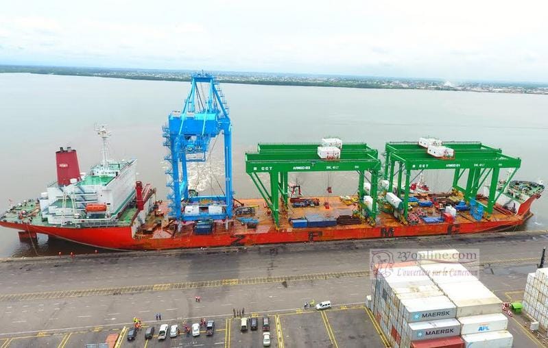 Cameroun – Transports: Le Port de Douala dotée d’un troisième portique d’une valeur de 5,5 milliards de FCFA