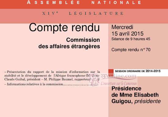 rapport francais