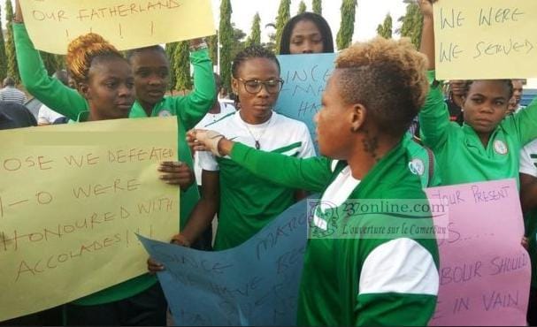 super falcons protest