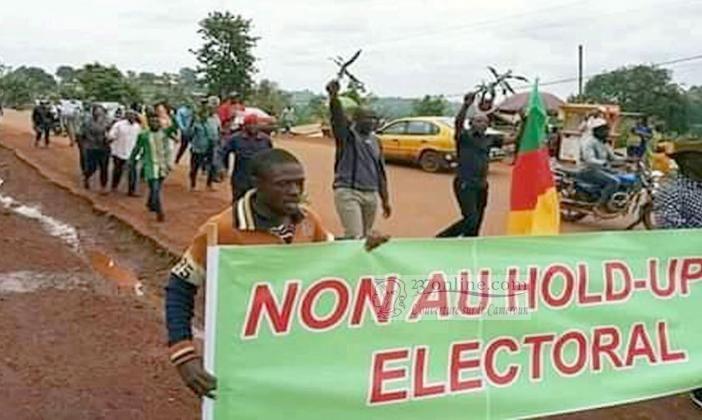 Une marche du MRC à Bafoussam