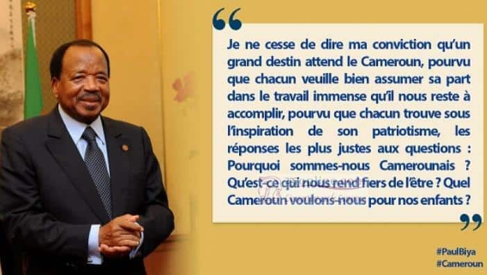 Paul Biya sur les réseaux sociaux: «Je ne cesse de dire ma conviction qu’un grand destin attend le Cameroun»