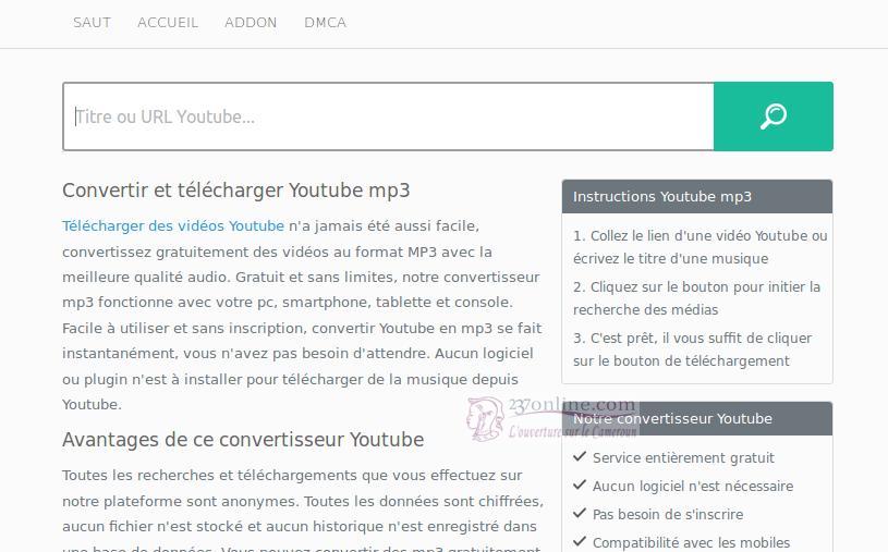 D’une vidéo YouTube jusqu’au fichier MP3 sur votre Mobile/PC en quelques secondes