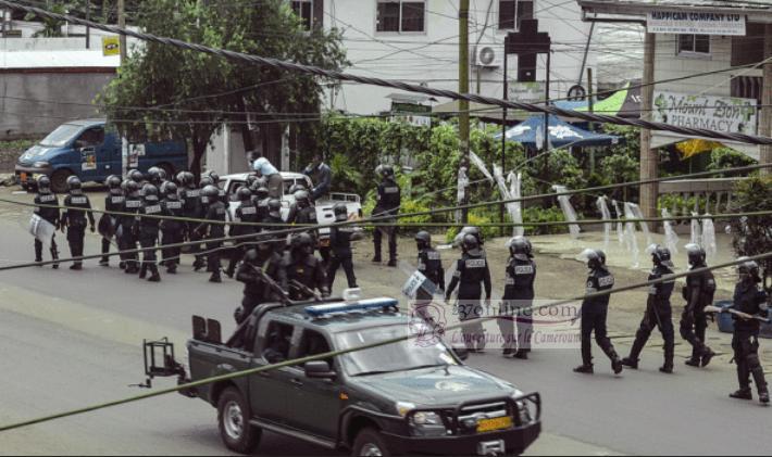 Patruille de police a bamenda