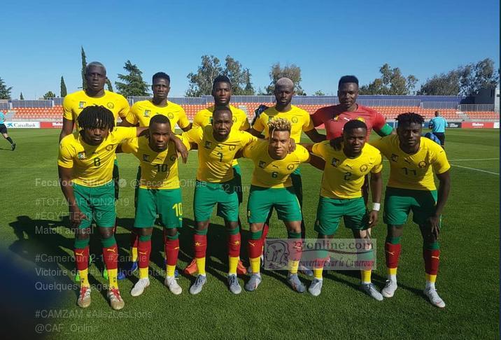 Can 2019: Le Cameroun bat la Zambie en amical