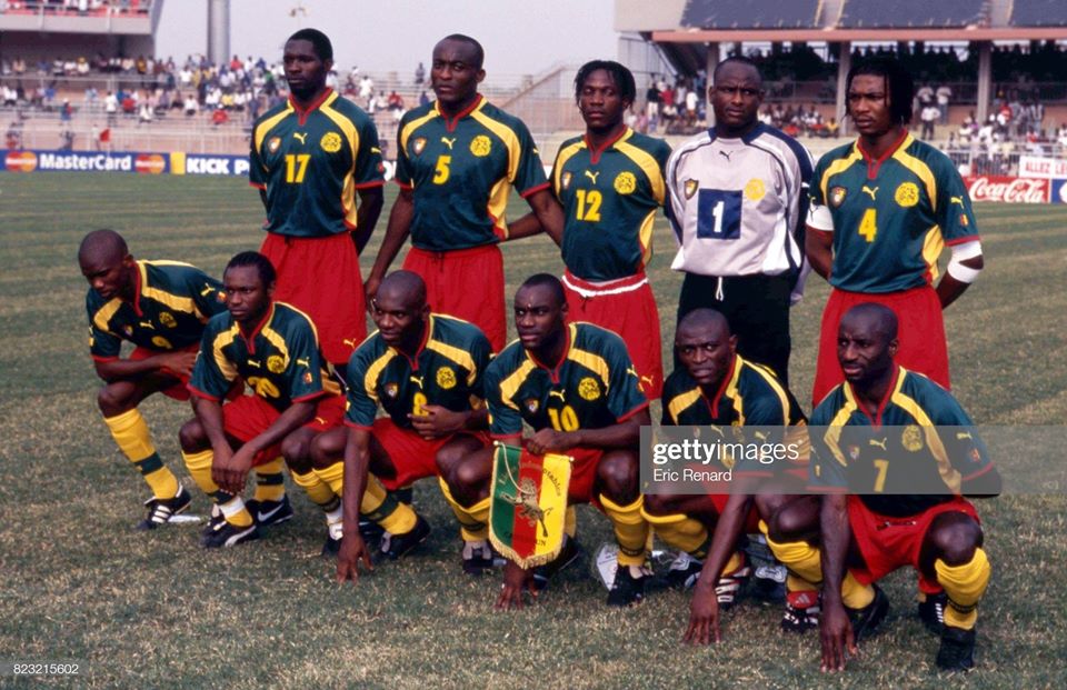 Lions indomptables en 2000 au Nigeria