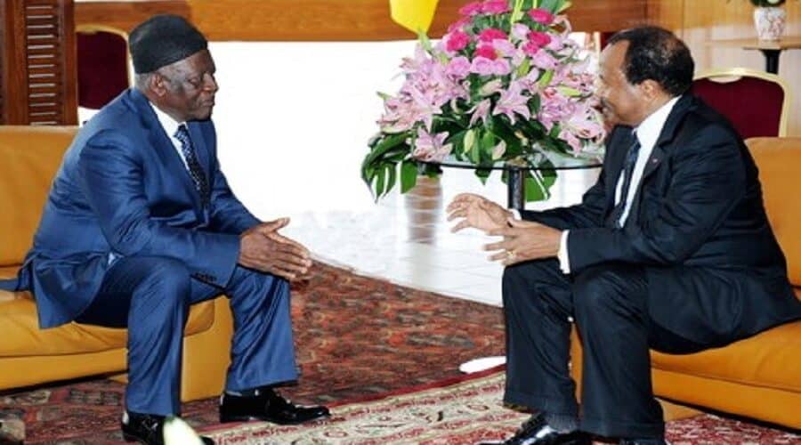 Paul Biya et Fru Ndi