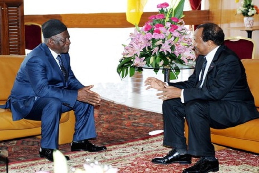 Paul Biya et Fru Ndi