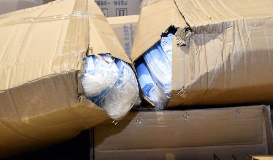 masques coronavirus importation