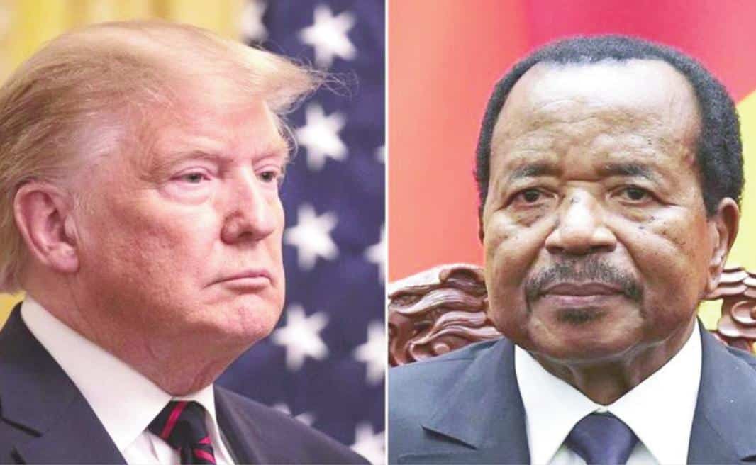 Paul Biya et donald trump