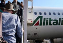 Italian travelers coming to Africa
