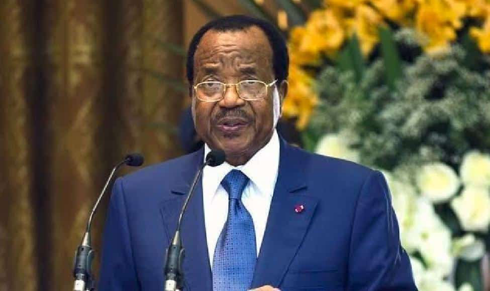 Paul Biya Président du Cameroun