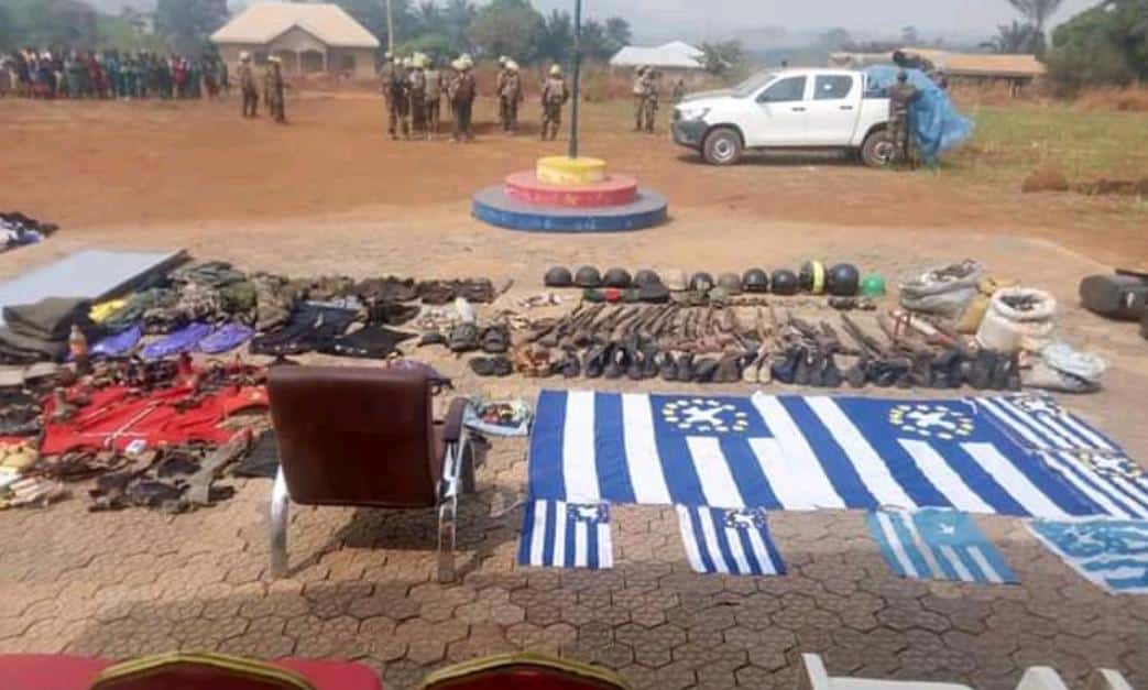 camp ambazonien demantelé