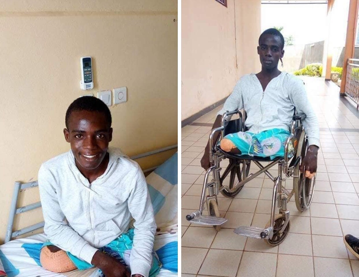 Presentation de Ibrahim Bello handicapé