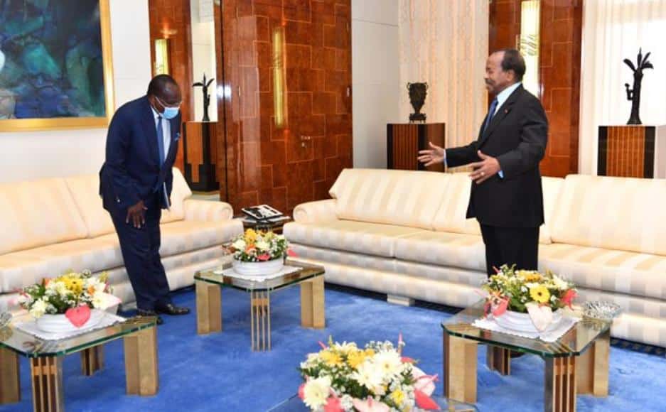 Cameroun: en chair et en os, Paul BIYA accorde une audience au Représentant des Nations-Unies pour l’Afrique Centrale