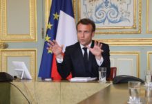 Emmanuel Macron qui parle