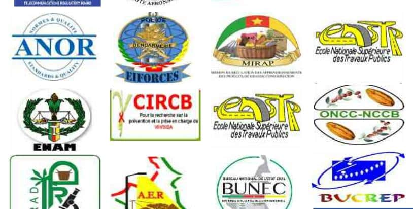 Les logos des sociétés d'etats