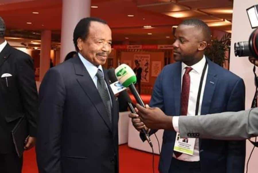 Ernest Obama interviewe le president Paul BIYA