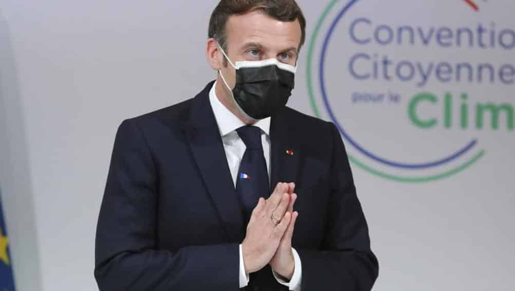 Emmanuel Macron malade