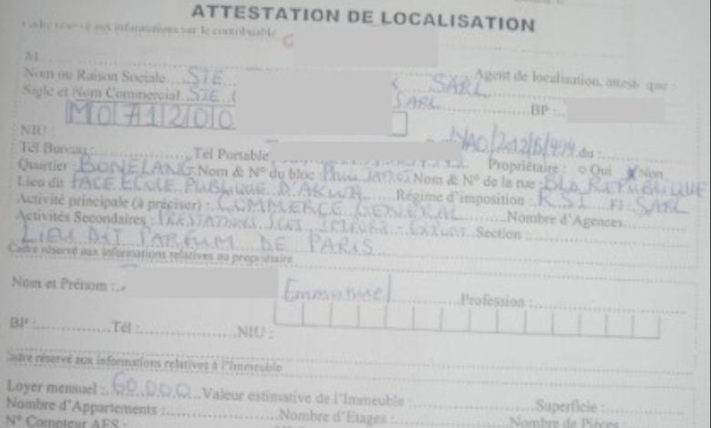 Cameroun  Entreprises  La DGI Supprime Les Attestations De