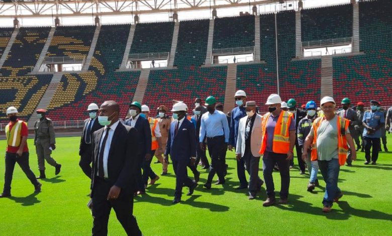 Visite du Stade d'Olembe