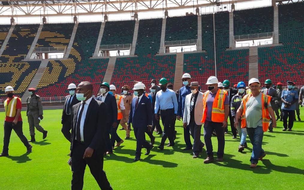 Visite du Stade d'Olembe