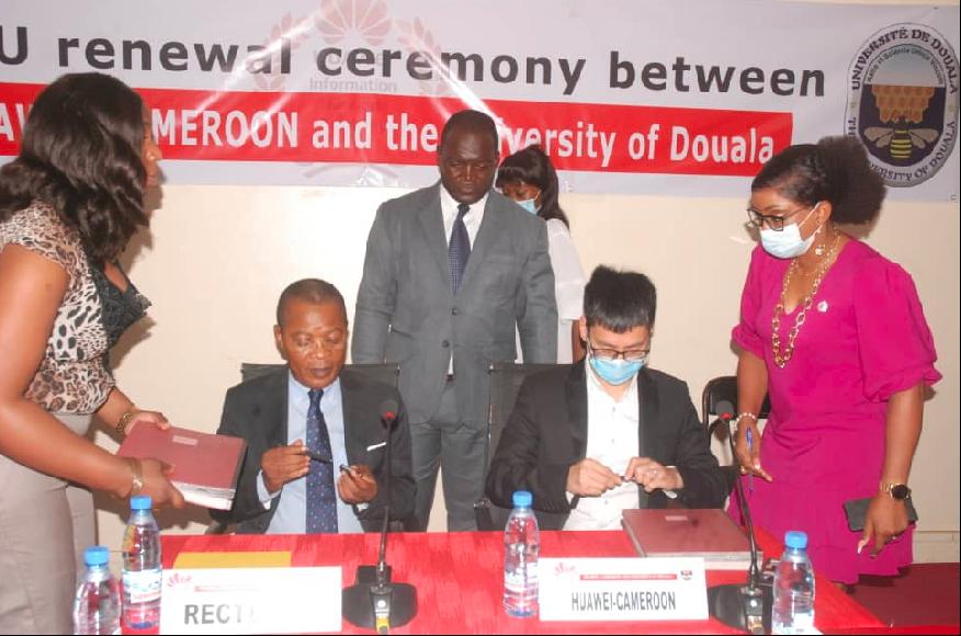Promotion des talents dans les TICs : l’Université de Douala et Huawei renouvellent leur accord pour l’implémentation du ‘’Programme Huawei ICT Academy’’