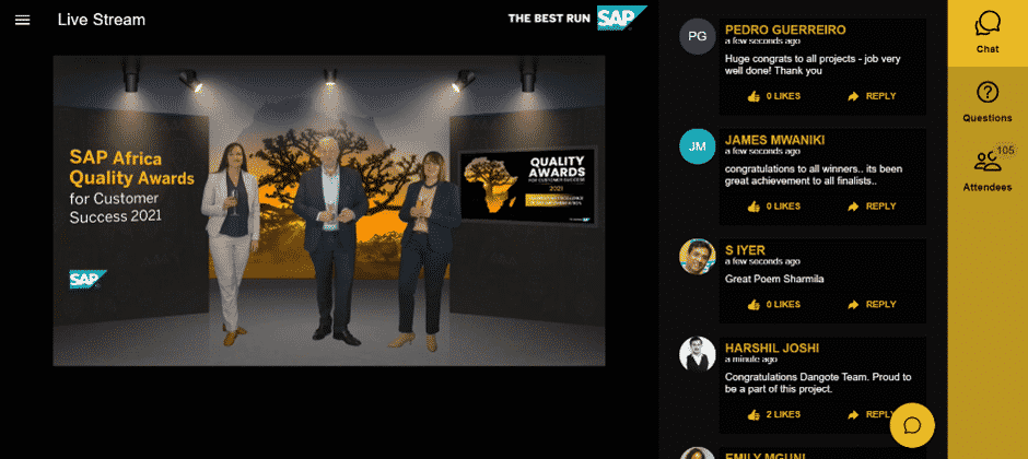 African enterprise excellence in digital transformation celebrated at SAP Quality Awards for Customer Success