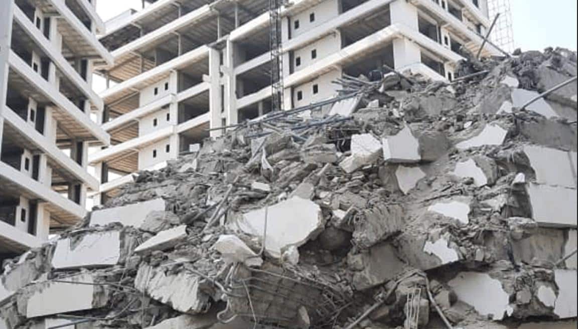 Immeuble effondré a Ikoyi