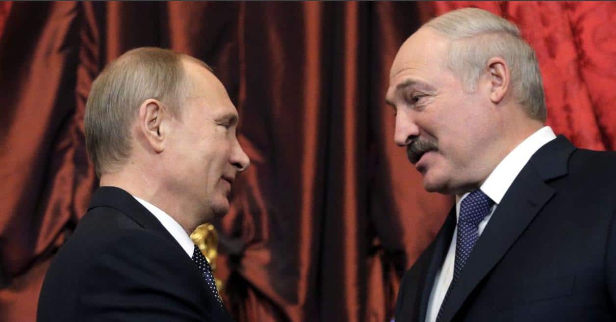 Vladimir Poutine et Alexandre Loukachenko