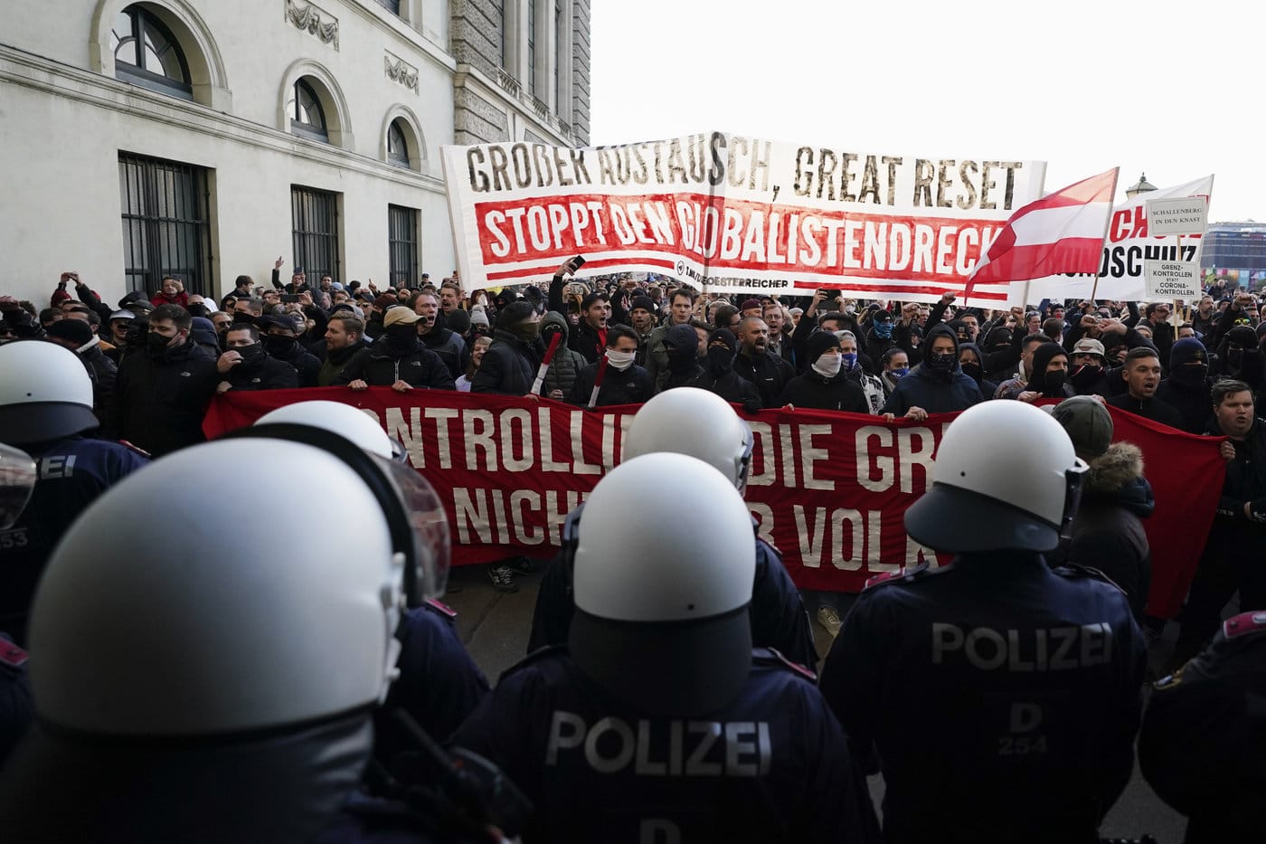 manifestations de masse à Vienne