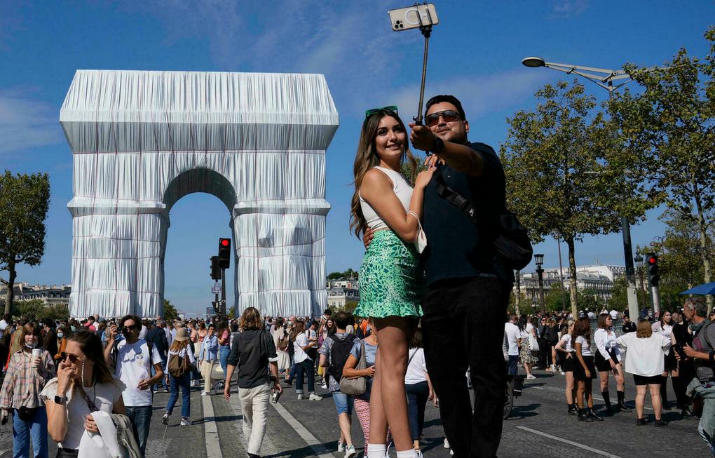 Touristes en France