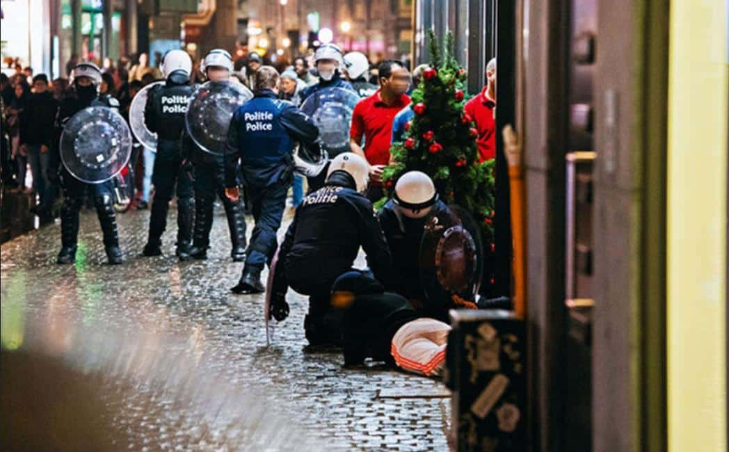 La police belge arrête 239 personnes après des émeutes à Bruxelles