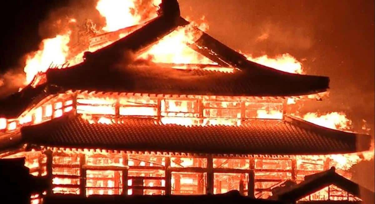 incendie au japon
