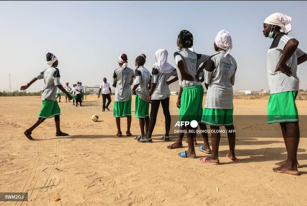 CAN: un peu de rêve pour une équipe de foot de réfugiées nigérianes