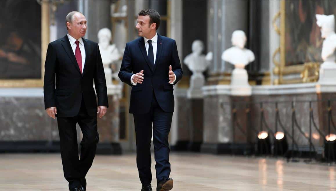 Macron rencontre avec Poutine