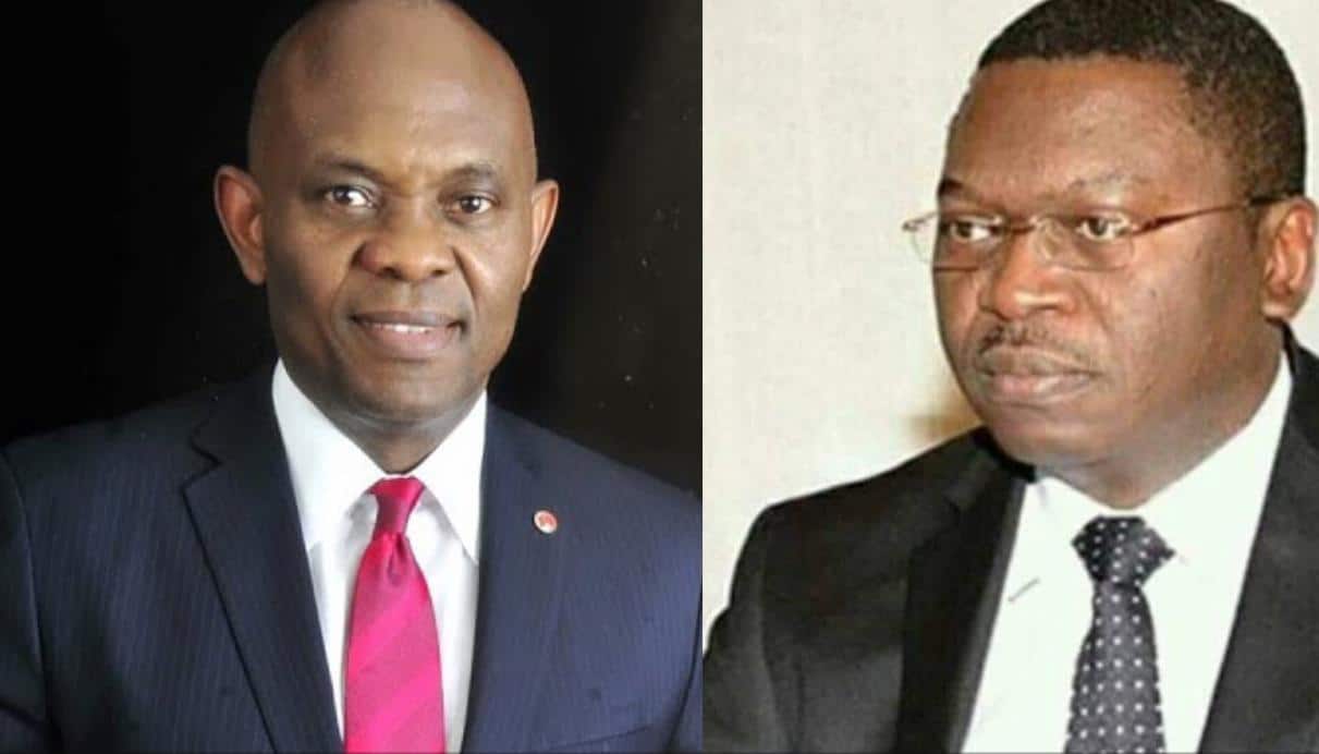 Ferdinand NGOH NGOH et Tony ELUMELU du groupe UBA
