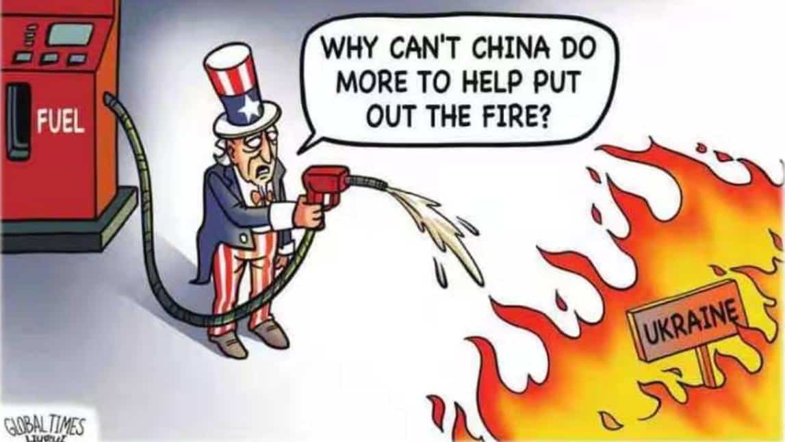 Le porte-parole de la diplomatie chinoise publie une caricature critiquant les États-Unis