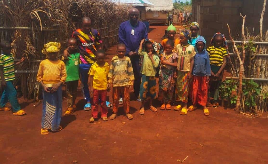 Famille mbororos déplacée interne Menfoung par galim