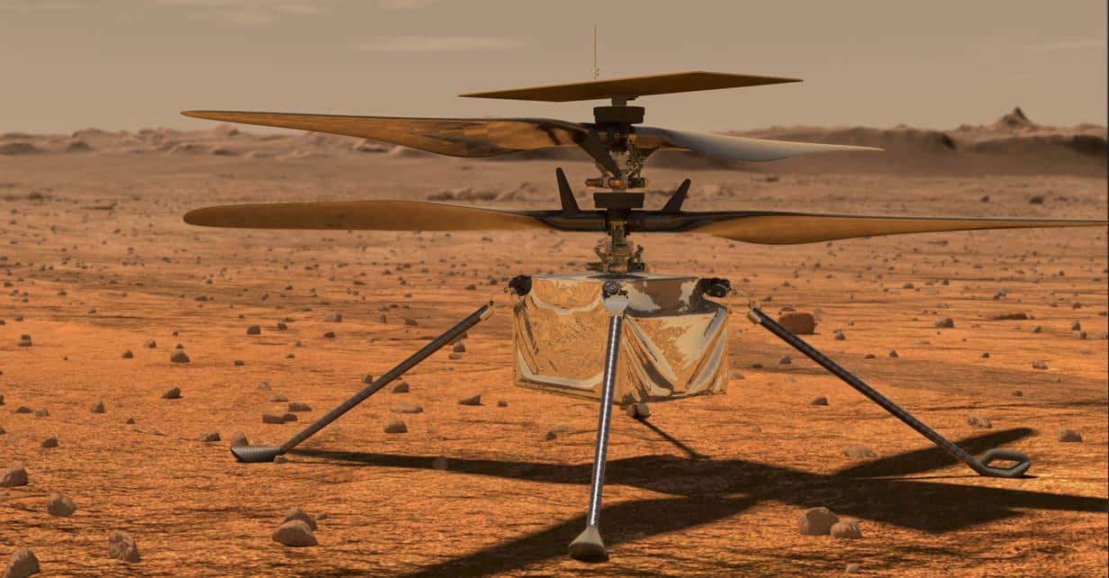 hélicoptère Mars Ingenuity