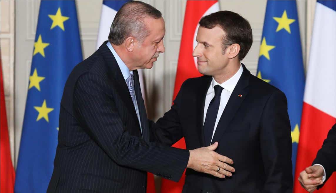 Macron erdogan