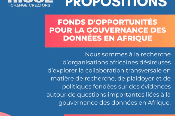 Appel à propositions lancé par Niyel pour une collaboration croisée en matière de recherche sur la gouvernance des données en Afrique