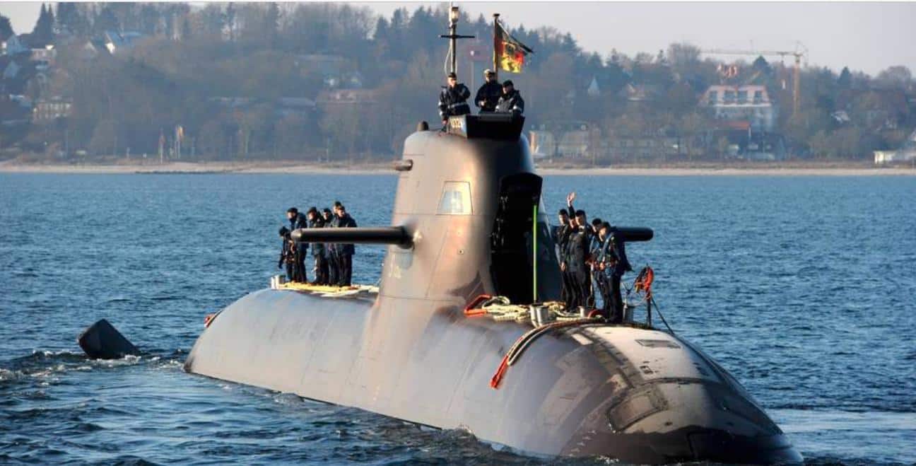 Militaires allemands en mer